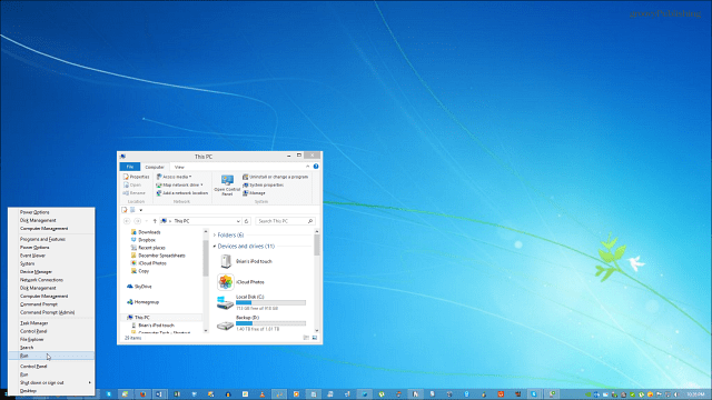 „Windows 8.1“ darbalaukio fonas