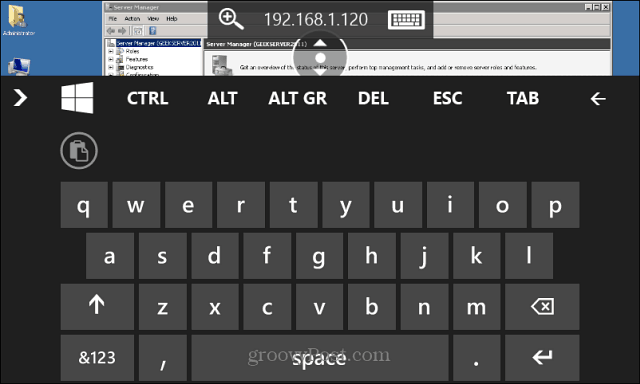 KPP „Windows Phone 8.1“ klaviatūra