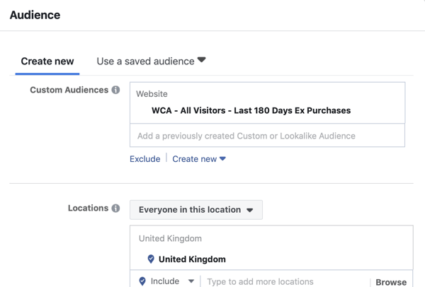 Naudokite „Facebook“ skelbimus norėdami reklamuotis žmonėms, kurie lankosi jūsų svetainėje, 8 žingsnis.