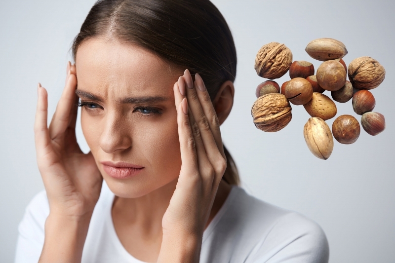 didelis kortizolio kiekis dažnai sukelia galvos skausmą, kai galima vartoti maisto produktus, kuriuose gausu omega 3