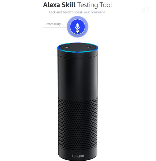 „Alexa“ įgūdžių tikrinimo įrankis
