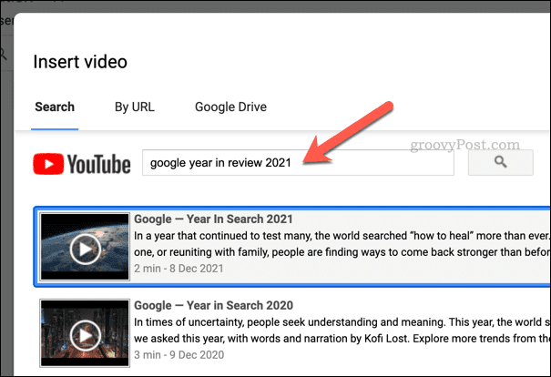 Ieškoma vaizdo įrašo „Google“ skaičiuoklėse