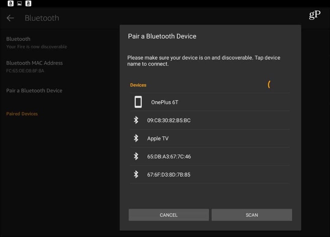 „Kindle Fire HD 10 Bluetooth“ atradimas