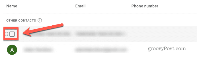 gmail žymės langelis