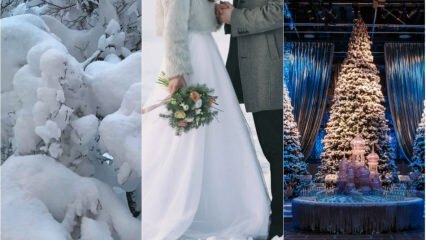 2018-19 žiemos vestuvių dekoracijos