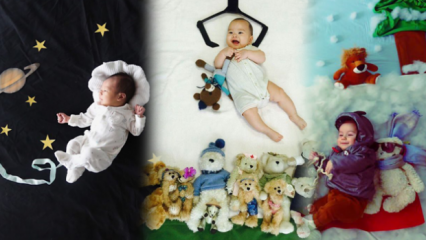 Kaip namuose fotografuoti koncepcines kūdikių nuotraukas?