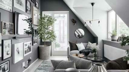 Kaip pilka spalva naudojama namų dekoravimui?