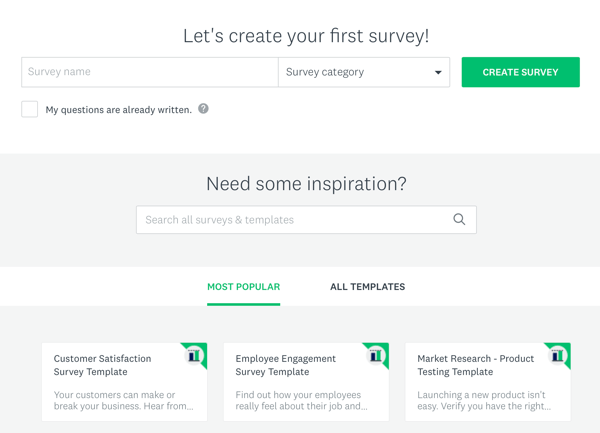 „Facebook“ skelbimų technikos, teikiančios rezultatus, galimybės sukurti „Survey Monkey“ apklausą. 