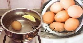 Jei į vandenį, kuriame verdate kiaušinius, įdedate citrinos... Šis metodas bus nepakeičiamas