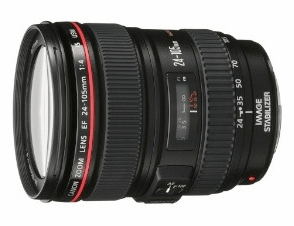 „Canon EF 24“ - 105 mm f / 4L IS USM objektyvas
