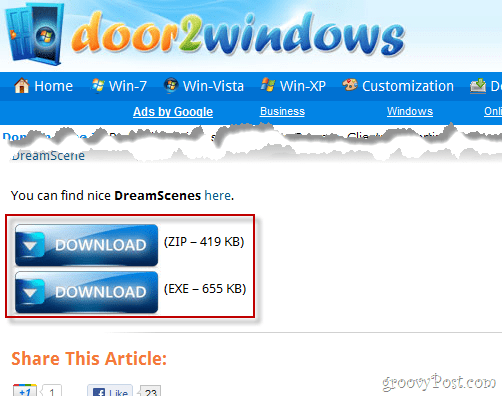Kaip įdiegti „DreamScene“ „Windows 7“