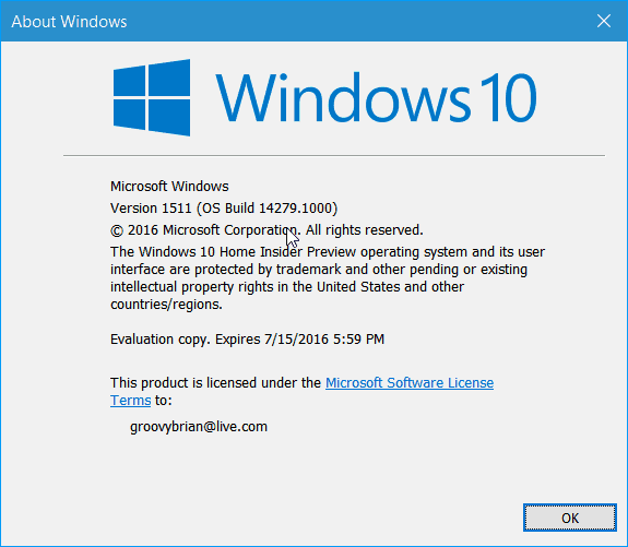 „Windows 10“ „Redstone Build 14279“, išleista viešai neatskleista informacija, štai kas yra nauja