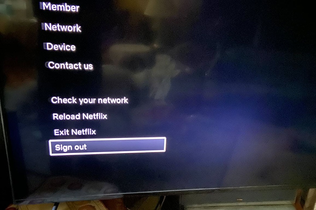 Atsijunkite nuo „Netflix“ televizoriuje
