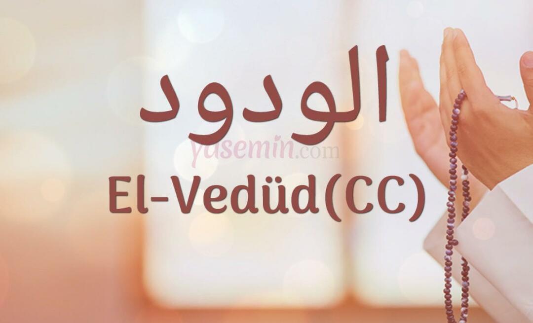 Ką reiškia Al-Vedud (cc) iš Esma-ul Husna? Kokios yra al Wedudo dorybės?