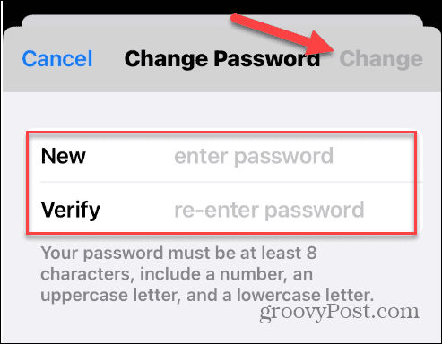 Pakeiskite savo Apple ID slaptažodį