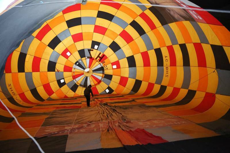 Pirmieji kadrai iš „Ordu“ oro balionų turizmo