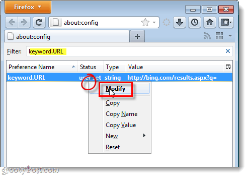 modifikuoti „Firefox 4“ raktažodį