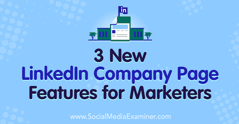 3 naujos „LinkedIn“ įmonės puslapio savybės rinkodaros specialistams, autorė Louise Brogan socialinės žiniasklaidos eksperte.