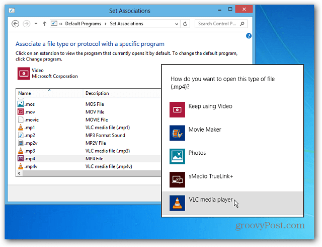 „Windows 8“: padarykite vaizdo įrašus ir muzikos failus atidaromus darbalaukio programose