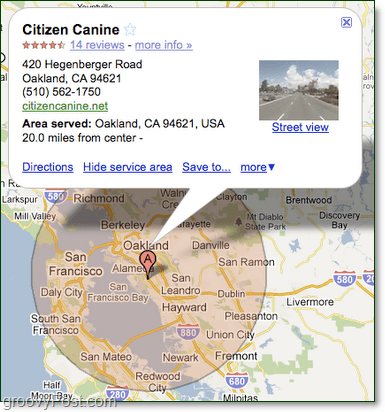 kaip įtraukti savo verslą į „Google Maps“ paslaugų sritis