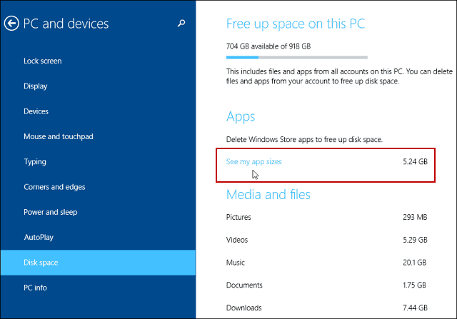 „Windows 8.1“ patarimas: tvarkykite modernias programas ir atlaisvinkite vietos diske