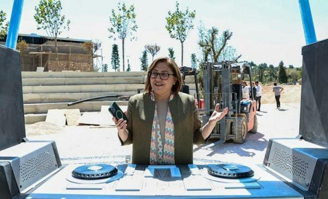 Fatma Şahin paskelbė apie naująjį Gaziantep festivalio parką taip: „Jei norite, galite jį suprojektuoti patys...“