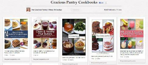 Maloni „Pantry“ kulinarinių knygų lenta