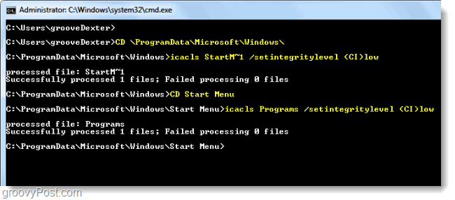 Kaip ištaisyti nepageidaujamus saugos įspėjamuosius langus atidarant programas "Windows 7"