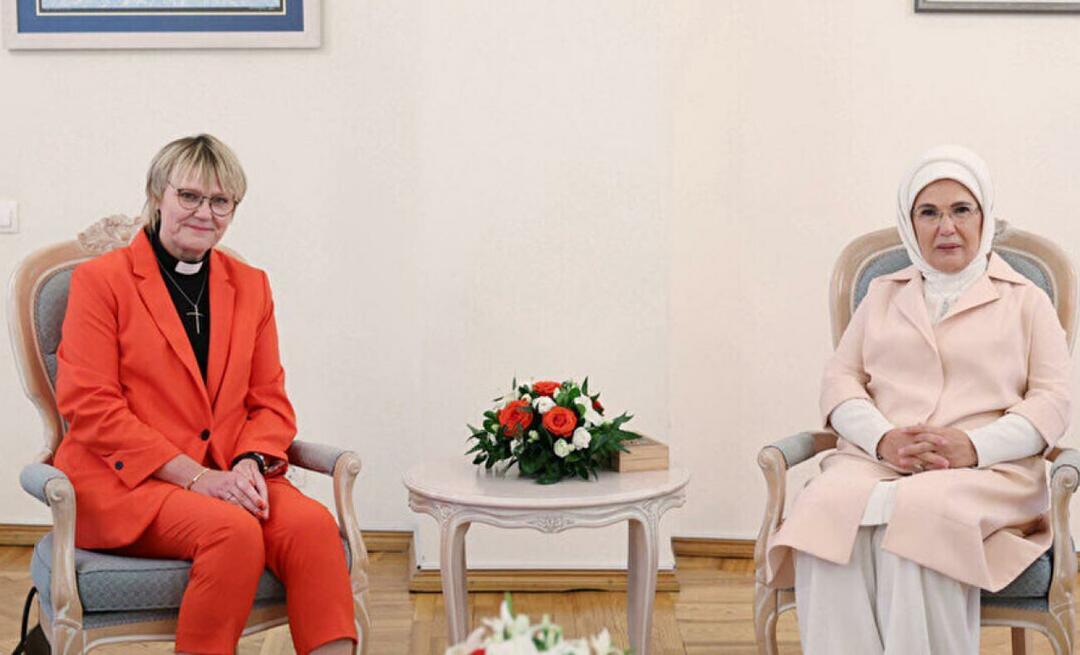 Švedijos ministro pirmininko Ulfo Kristerssono žmonos Birgitta Ed sveikina Emine Erdoğan!