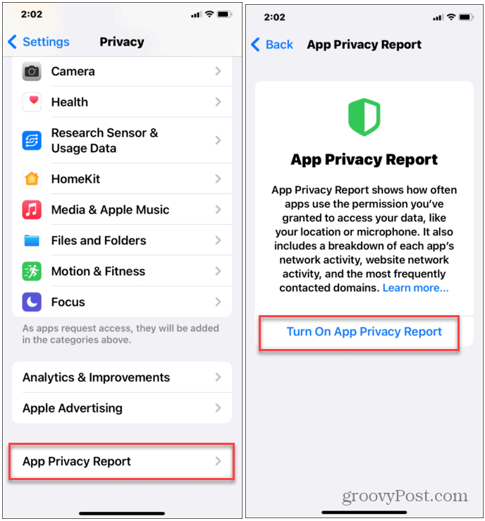 „Apple App“ privatumo ataskaita