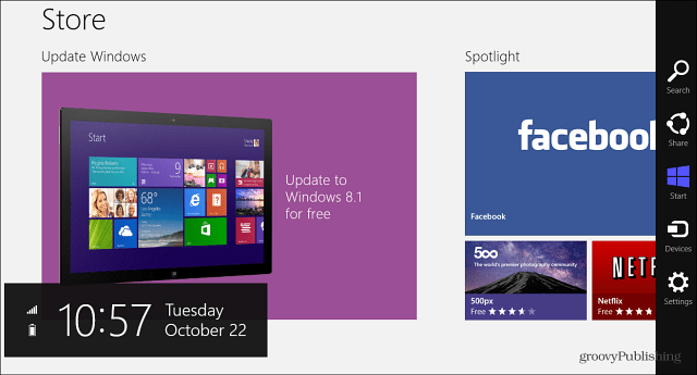 atnaujinti į „Windows 8.1“