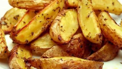 Kaip kepti aštrias bulves orkaitėje? Lengviausias keptų aštrių bulvių receptas