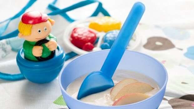 Vaisių tyrės su jogurtu receptas kūdikiams