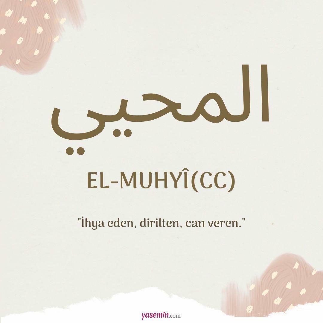 Ką reiškia al-Muhyi (cc)?