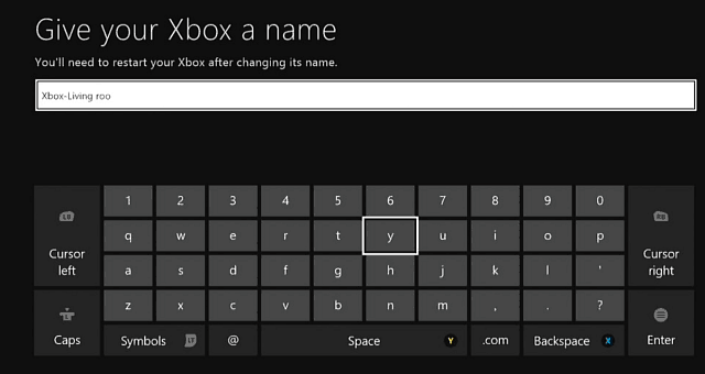 Kaip pervadinti „Xbox One“ konsolę
