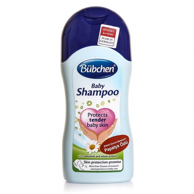 Bübchen kūdikių šampūno produkto apžvalga