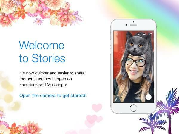 „Facebook“ sujungė „Messenger Day“ su „Facebook Stories“ ir išleido ją kaip vieną patirtį, tiesiog vadinamą „Istorijomis“.
