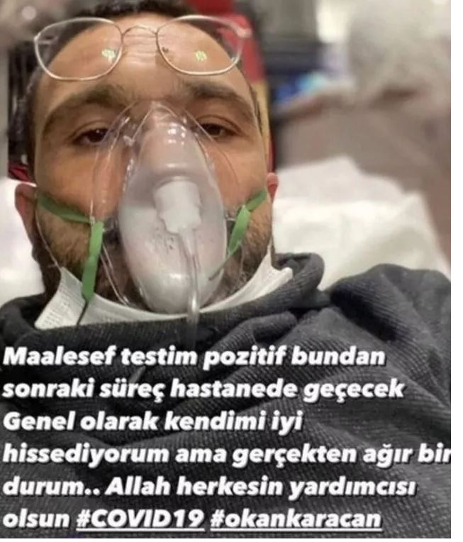 Yra naujienų iš Okan Karacan, kuris pagavo koronavirusą! Ligoninėje ašaros ...