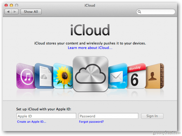 „iCloud“ prisijungimas