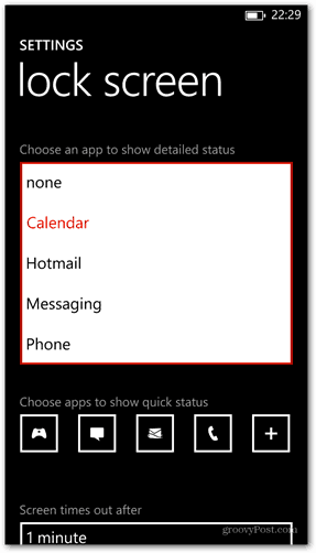 „Windows Phone 8“ tinkina užrakinimo ekrano programos būseną