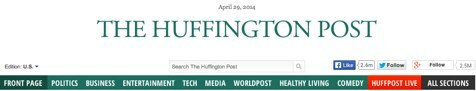 Huffington post antraštė