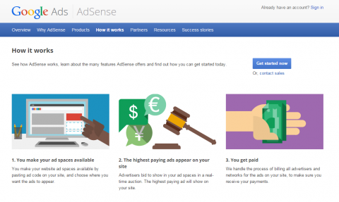 „Google AdSense“ gali padėti suprasti, ko verta gali būti kiekviena jūsų svetainės paskirties vieta. 
