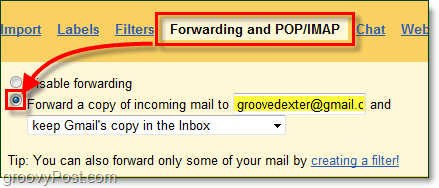 Persiųskite laiškus iš savo nuolatinio tarpinio serverio šlamšto dėžutės į tikrąjį el. pašto adresą nerizikuodami savo privatumu.