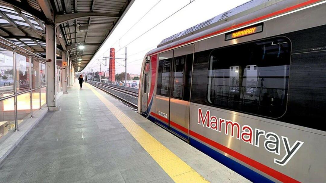 Išsami informacija apie Marmaray kelionių laikus
