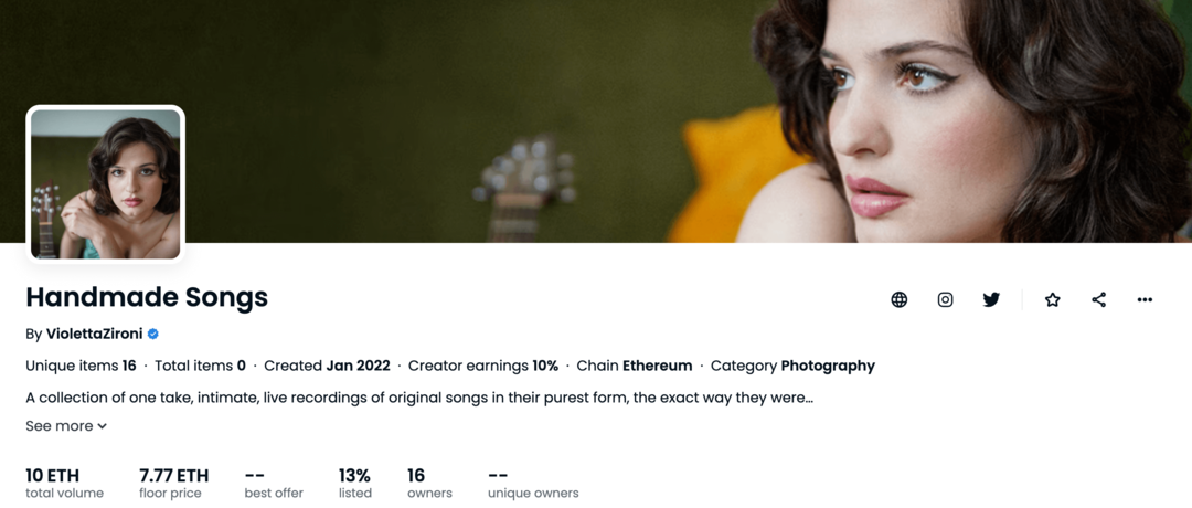 Muzika ir NFT: Violetta Zironi: Social Media Examiner paleidimo strategija
