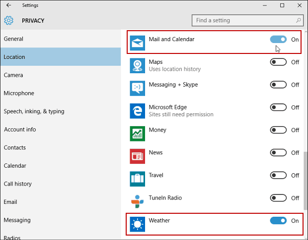 „Windows 10“ patarimas: Rodyti orus „Kalendoriaus“ programoje