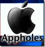 Naujas „Apple“ logotipas - „Appholes“