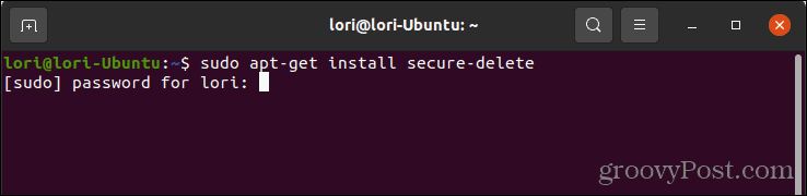 Įdiekite saugų ištrynimą sistemoje „Linux“.