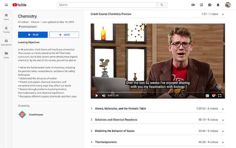 „YouTube“ pristato mokymosi grojaraščius, kad būtų sukurta speciali mokymosi aplinka žmonėms, kurie ateina mokytis į „YouTube“.