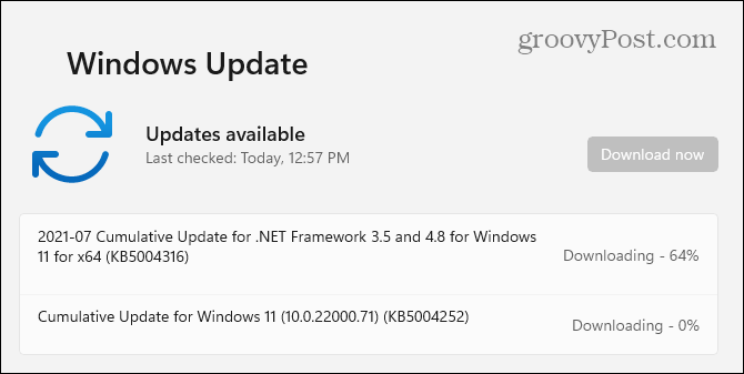 „Windows 11“ naujinimas